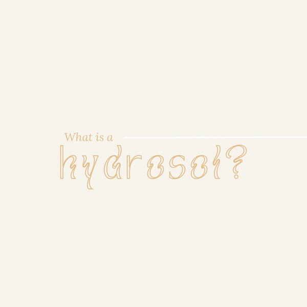 What Is A Hydrosol?